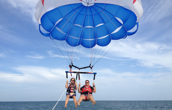 Parasailing Adventure Flying in the sky